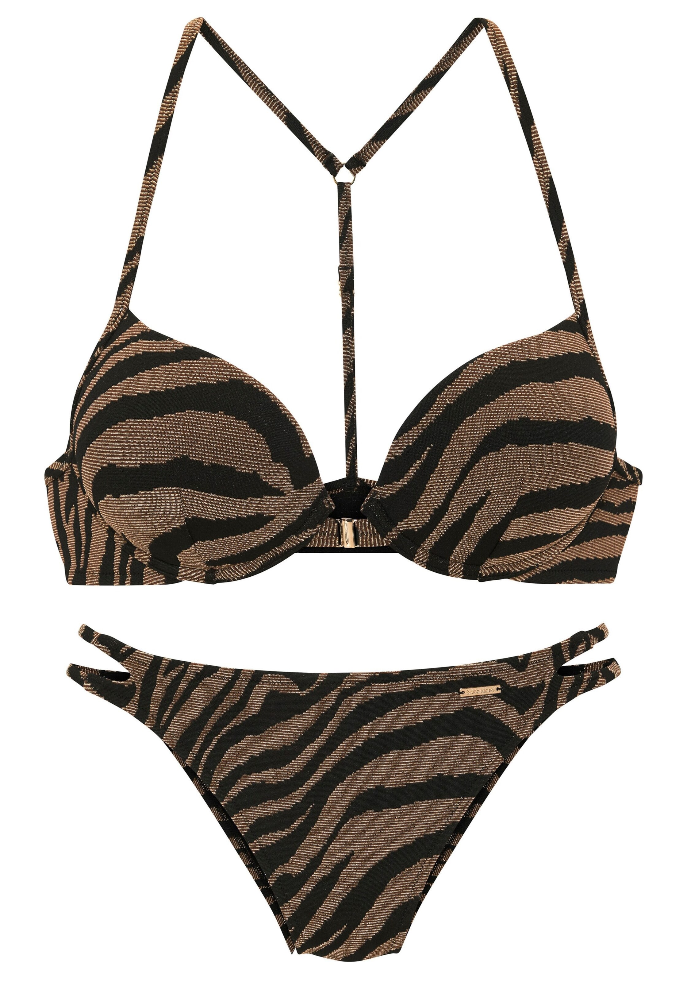 Push-up Bikini Bruno Banani en marron : devant