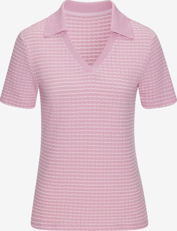 VIVANCE Poloshirt in Pink: Vorderseite