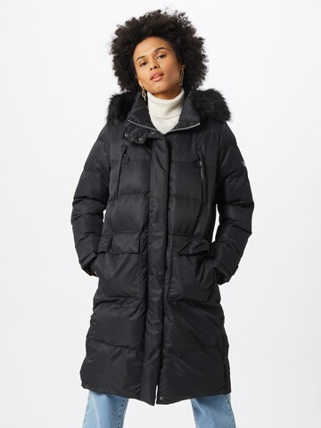 Whistler Outdoor Coat in Black: front