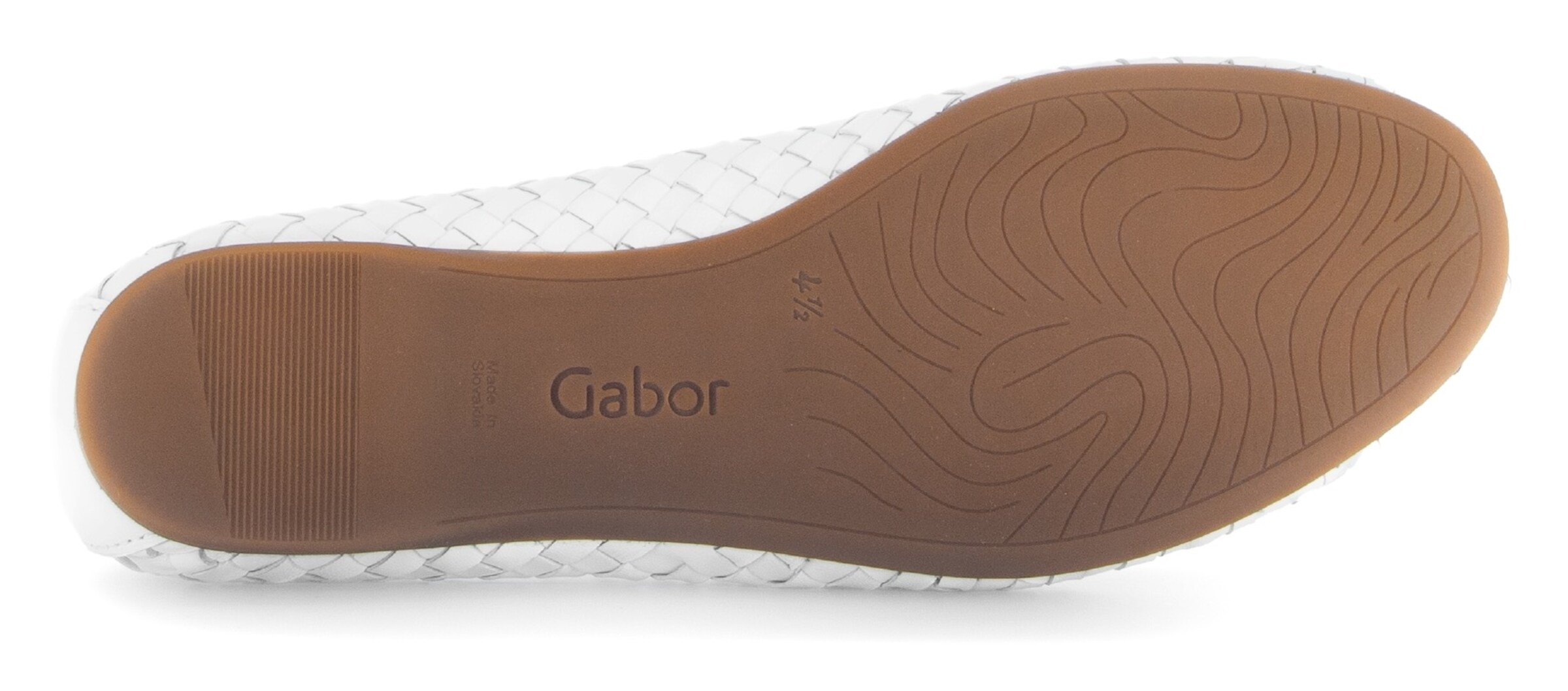 GABOR Ballerina in Weiß