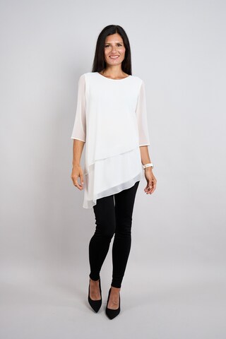 Seidel Moden Bluse in Weiß