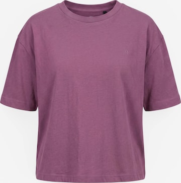 T-shirt 'STONE BLANKS UP' Volcom en violet : devant