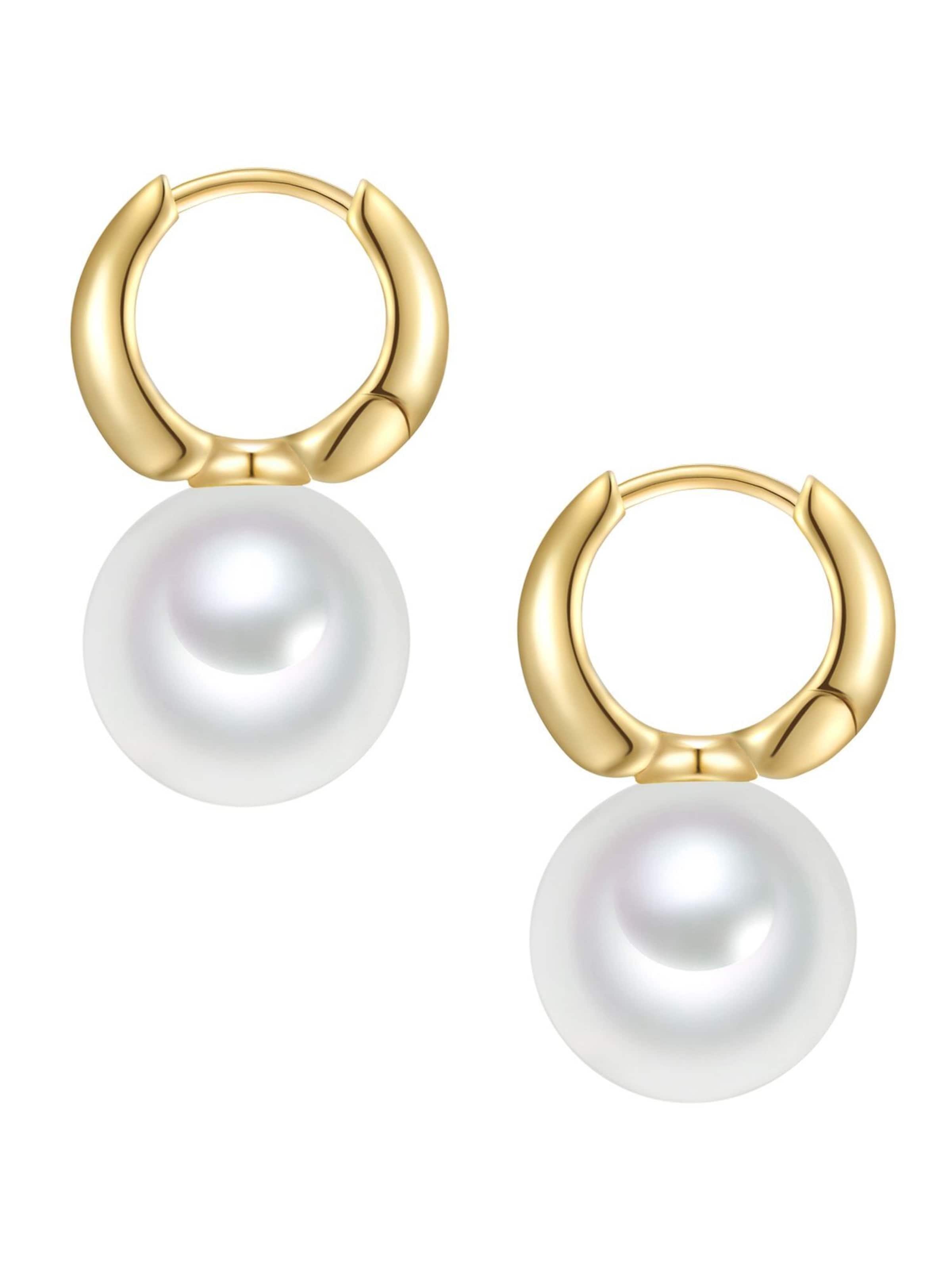 Rafaela Donata Oorbellen in Wit: voorkant