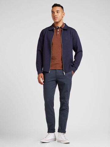 JACK & JONES Slimfit Chinosy 'JJIMarco JJDave' w kolorze niebieski