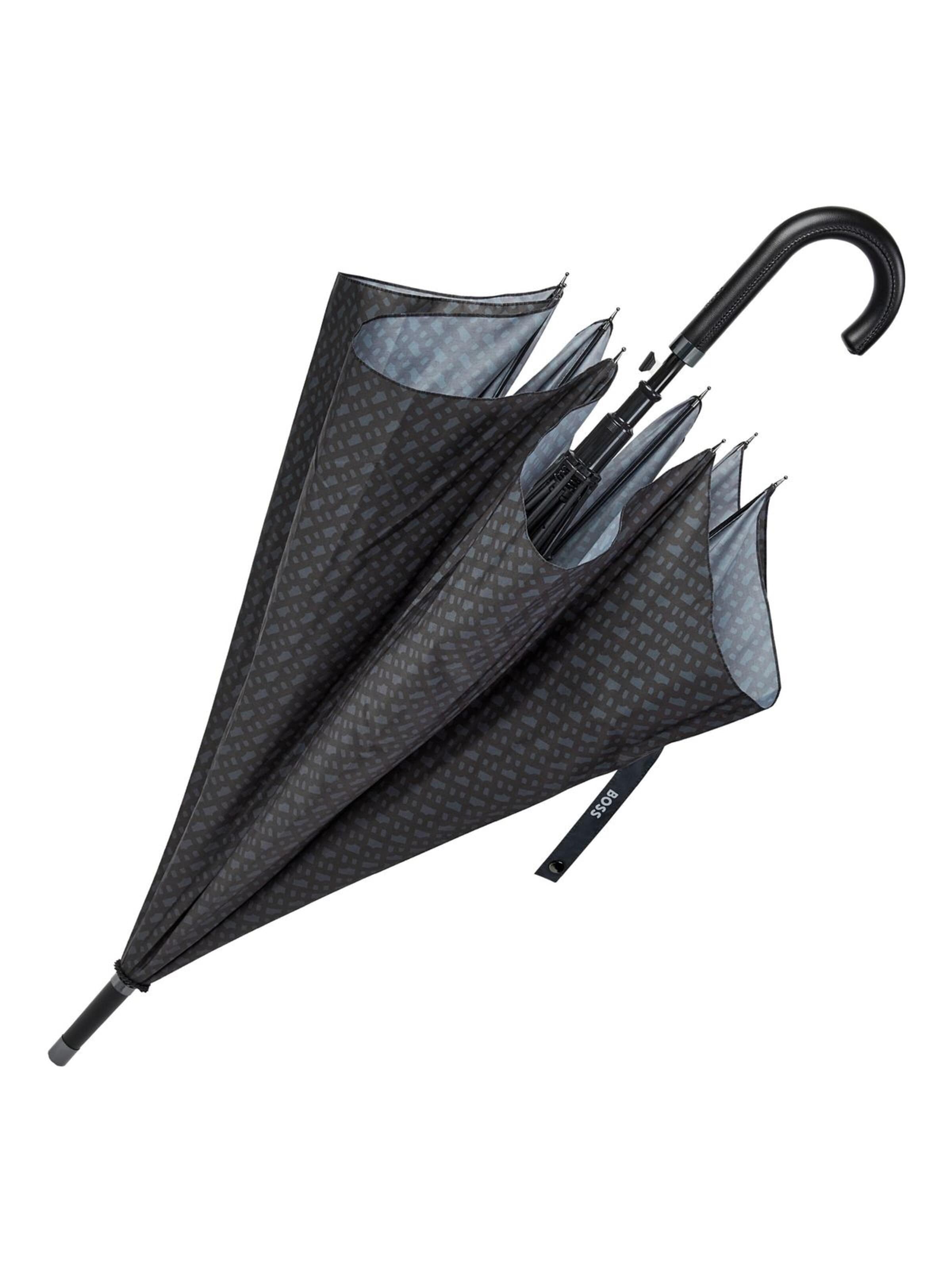 BOSS Umbrella 'Umbrella Monogramme' in Grey