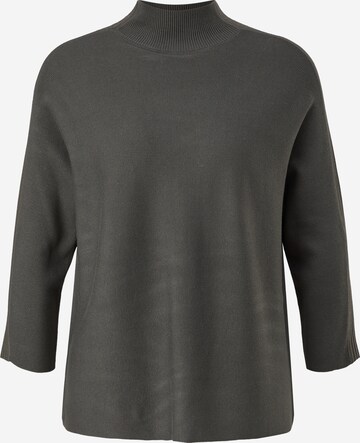 Pull-over COMMA en gris : devant