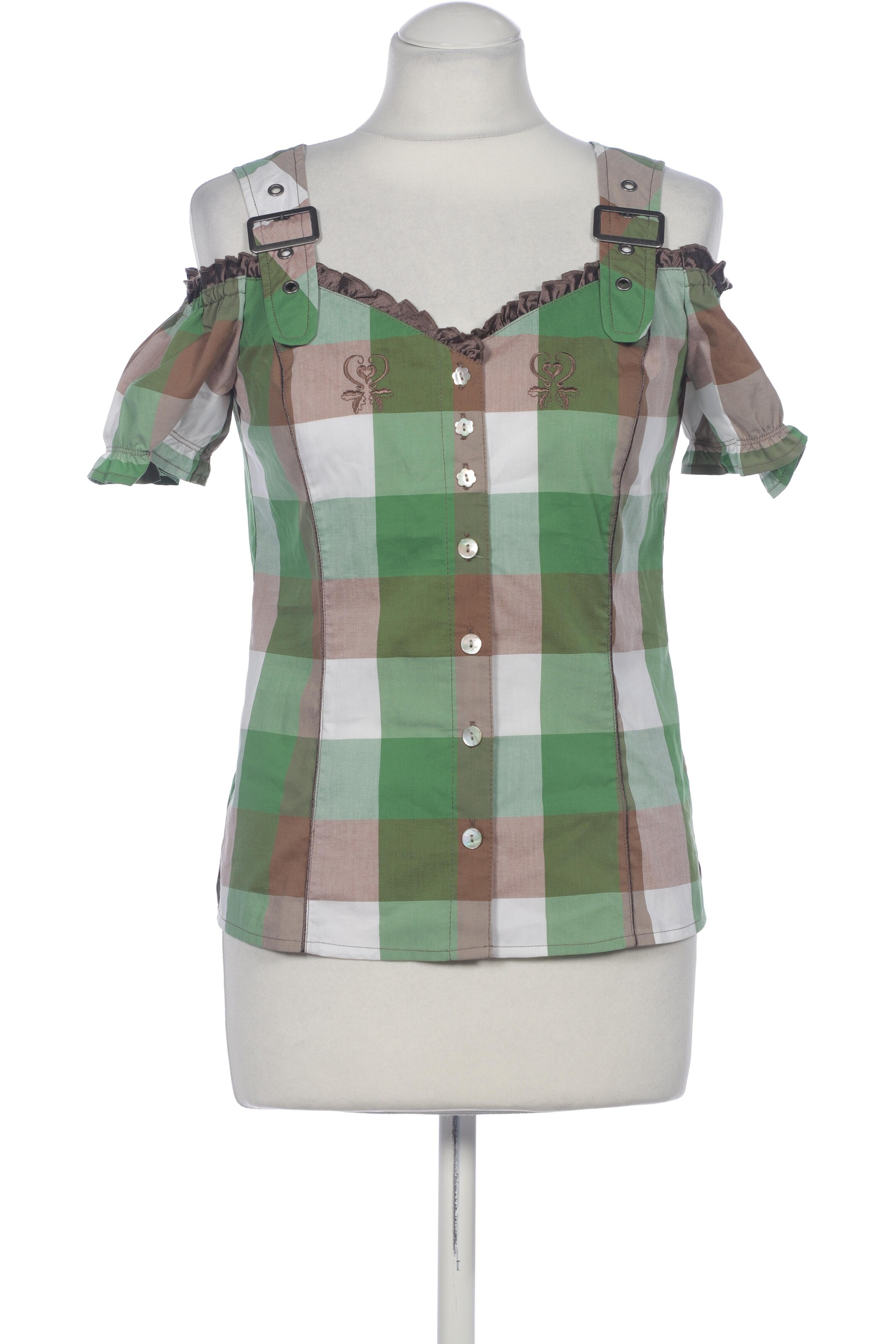 SPIETH & WENSKY Bluse S in Grün: Vorderseite