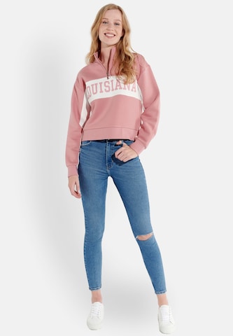 Vestino Sweatshirt in Roze