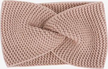 styleBREAKER Headband 'Krausstrick Stirnband Twist Knoten' in Pink: front