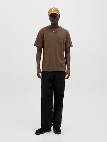 JACK & JONES Regular fit Shirt 'JJESPLIT' in Bruin