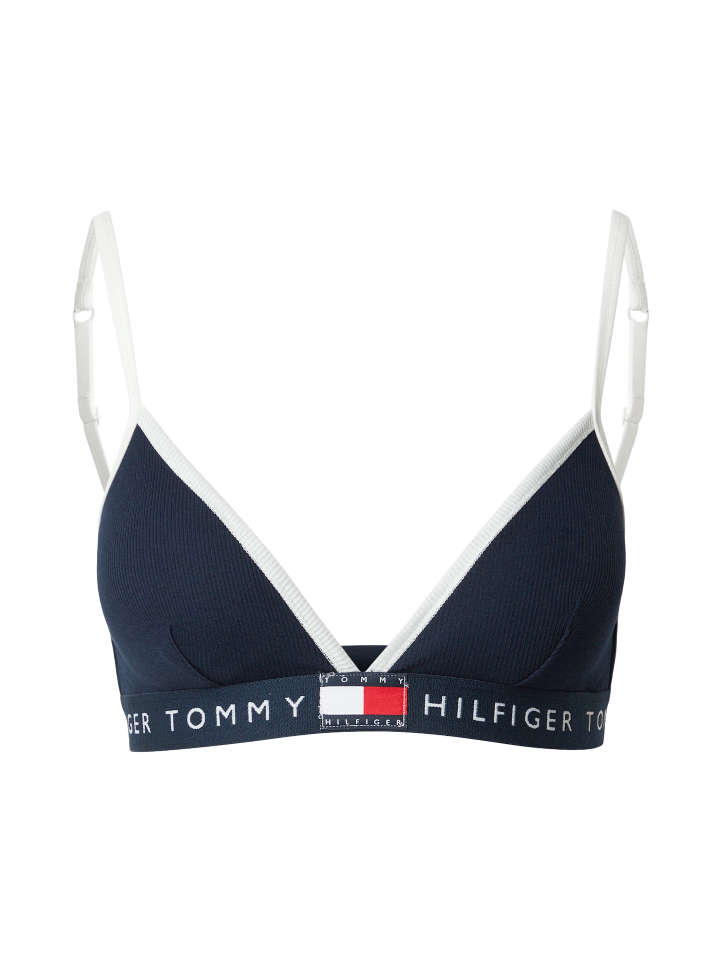 Tommy Hilfiger Underwear Kolmnurk Rinnahoidja, värv sinine: eest vaates