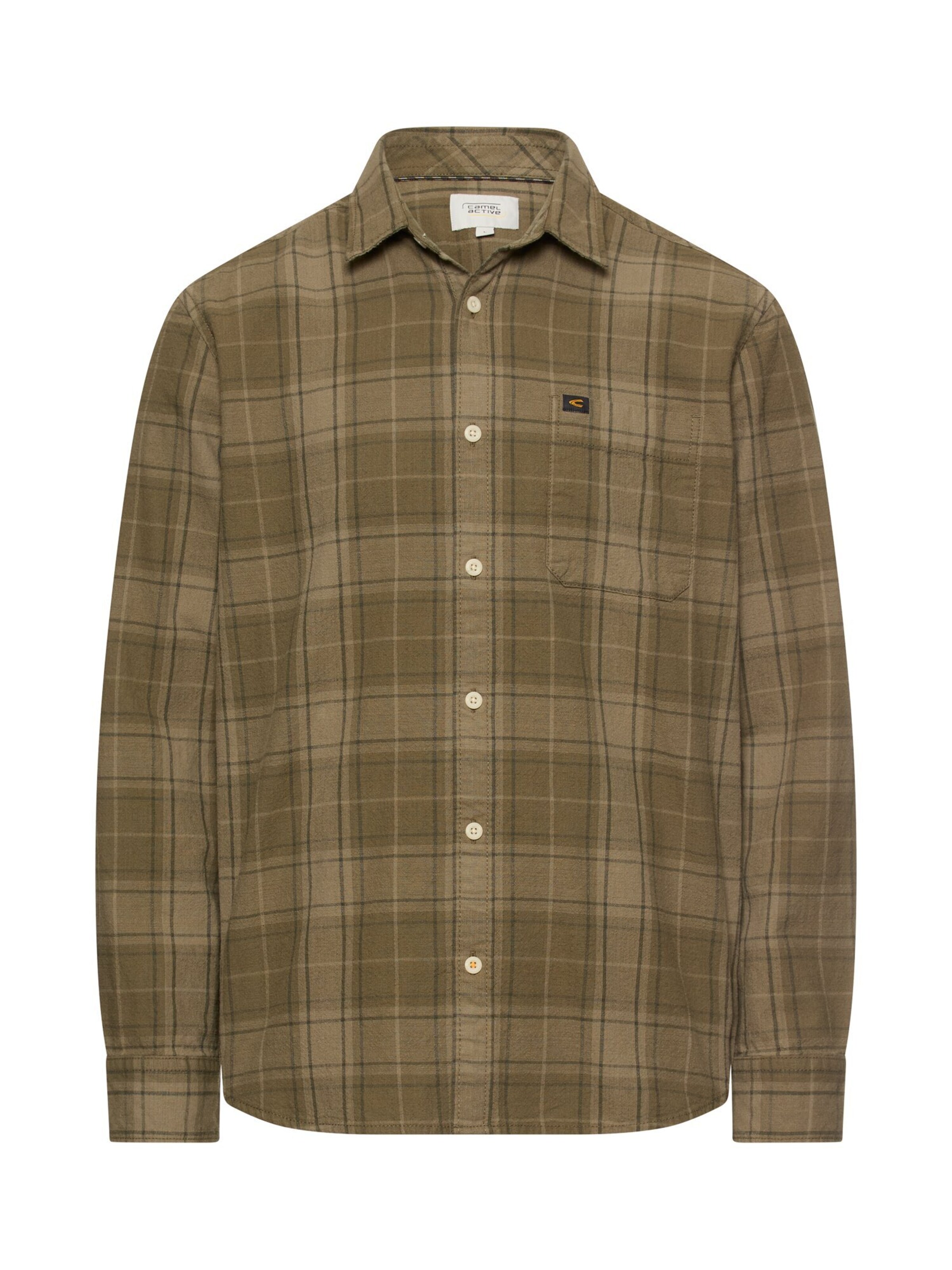 CAMEL ACTIVE Regular fit Button Up Shirt in Green: front