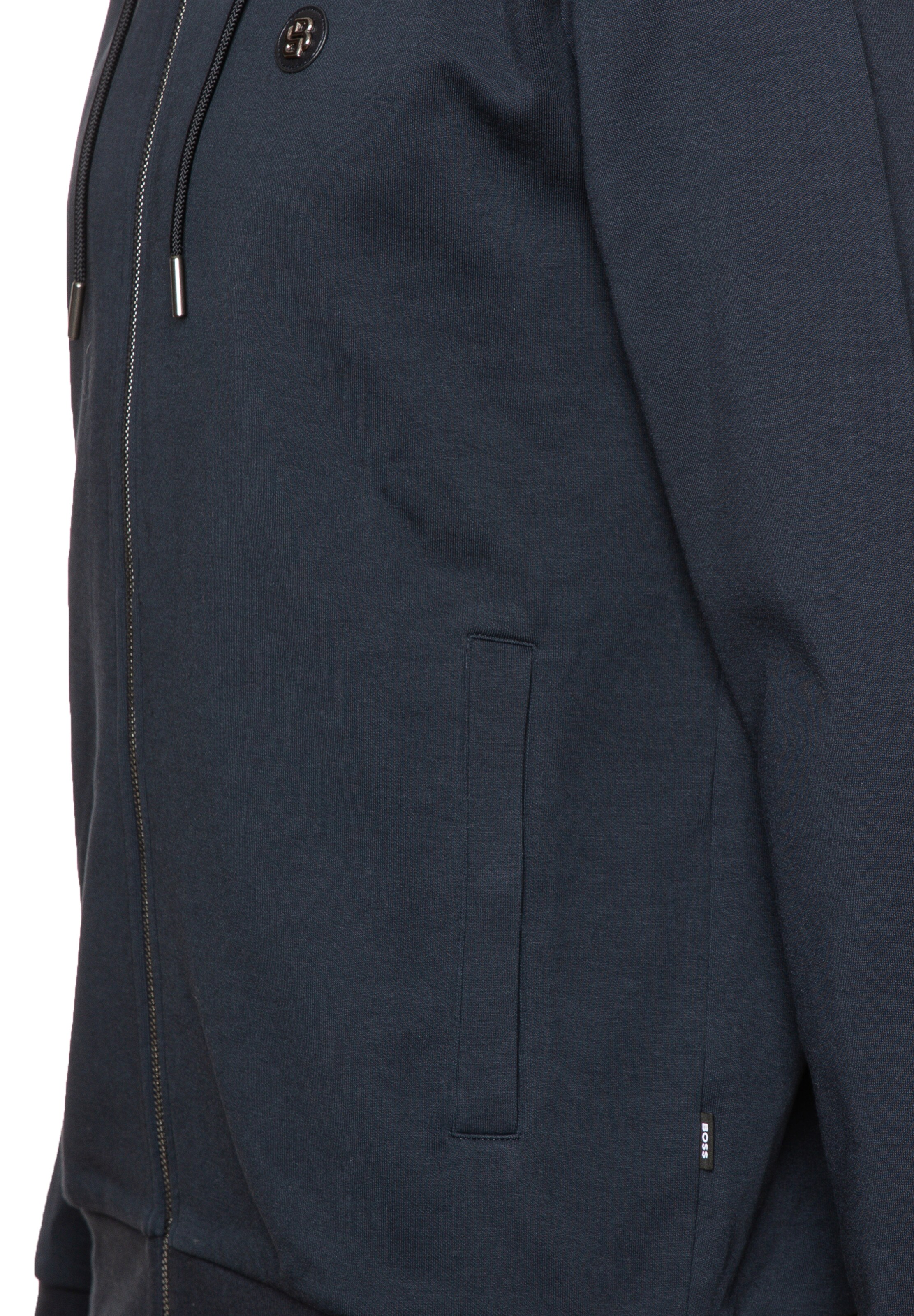 BOSS Zip-Up Hoodie in Blue