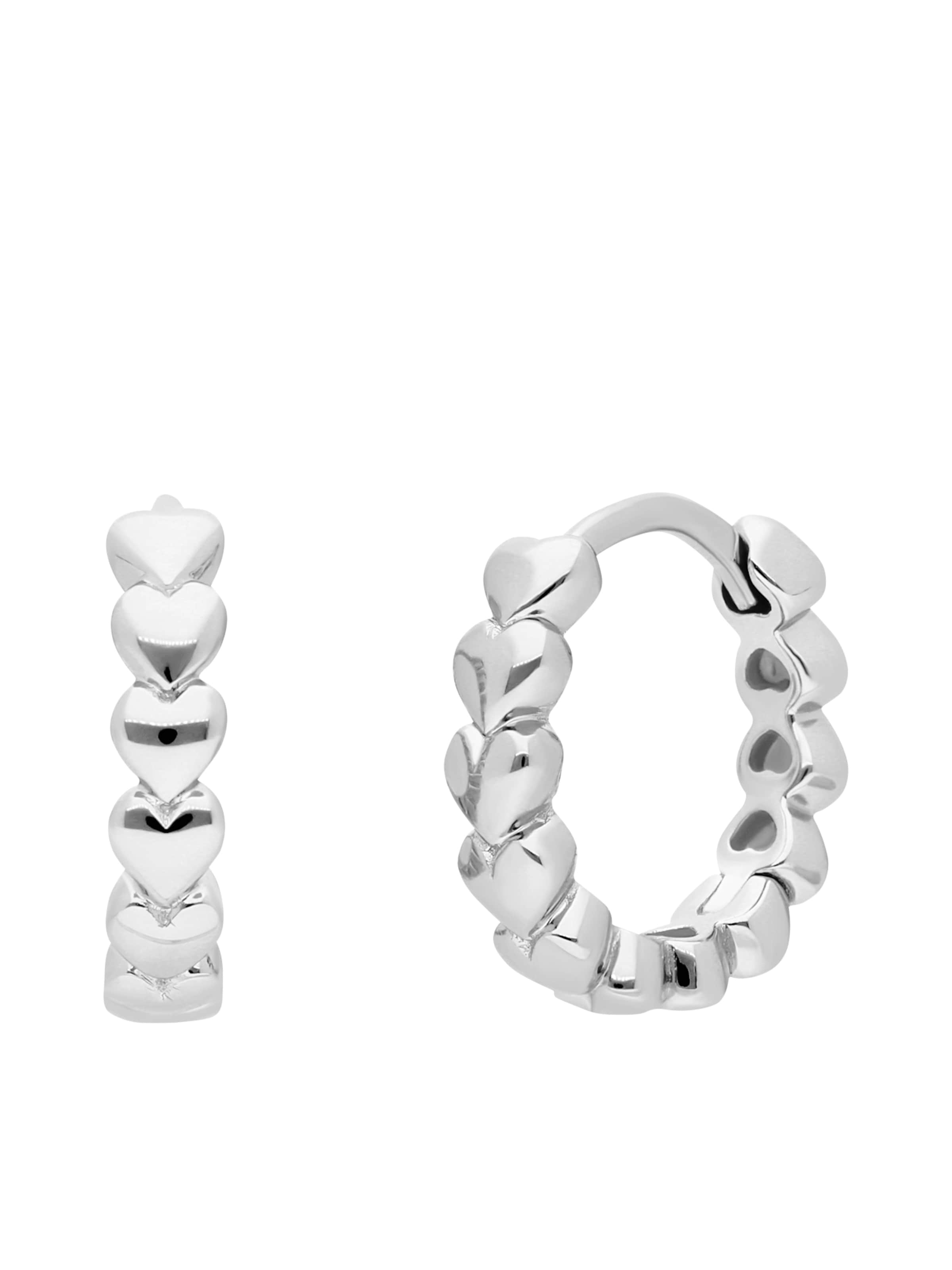 Lucardi Ohrringe in Silber: Vorderseite