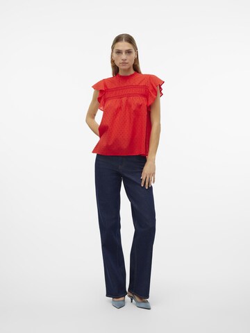 VERO MODA Blouse 'VMTrine' in Rood