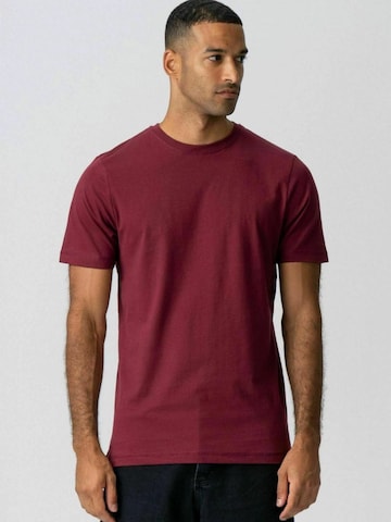 TEESHOPPEN - Regular Fit Camisa ' Organic Basic ' em vermelho