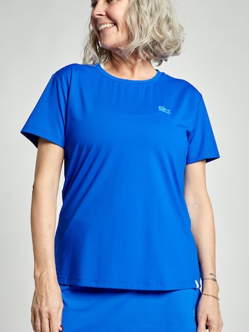 SPORTKIND Performance Shirt 'Loose Fit Kurzarm' in Blue: front