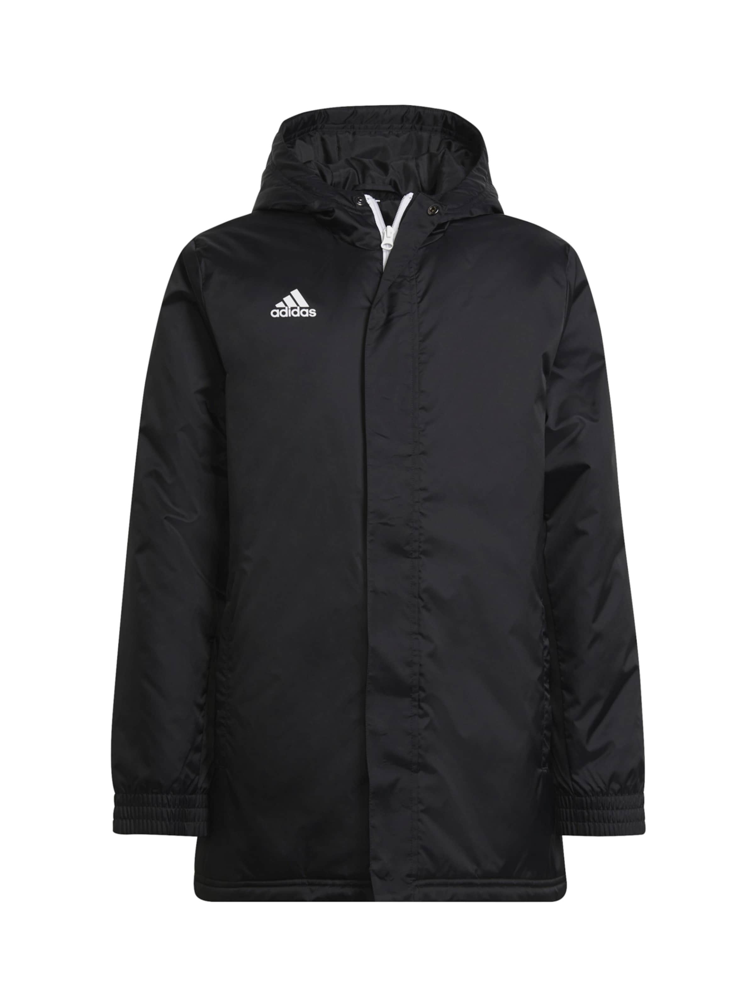 Geacă sport 'Entrada 22' de la ADIDAS PERFORMANCE pe negru: față