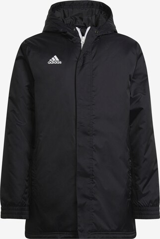 ADIDAS PERFORMANCE Athletic Jacket in Black: front