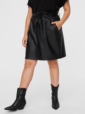 Vero Moda Curve Rok in Zwart: voorkant