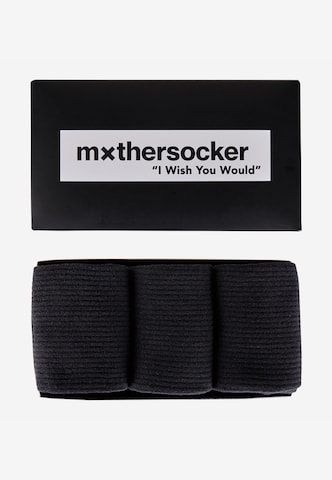 Mxthersocker Socks 'ESSENTIAL - THE NAKED MXTHERSOCKER' in Black