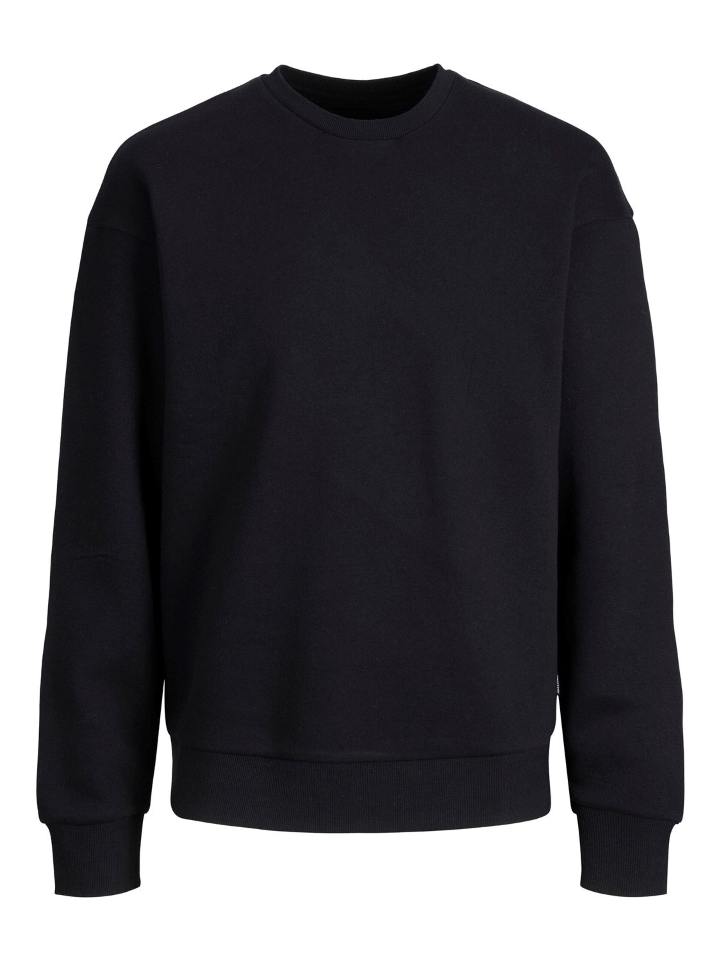 Jacks & Jones Sweatshirt 'Herren Sweatshirt' in Black: front