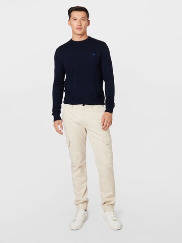 TOM TAILOR Slimfit Cargobroek in Beige