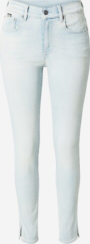 G-Star RAW Skinny Jeans '3301' in Blauw: voorkant