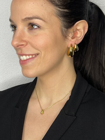 Pure Schmuck Earrings 'Drop Luxury' in Gold