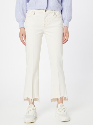 FRAME Boot cut Jeans in White: front