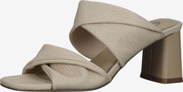 LA STRADA Mules in Beige: front