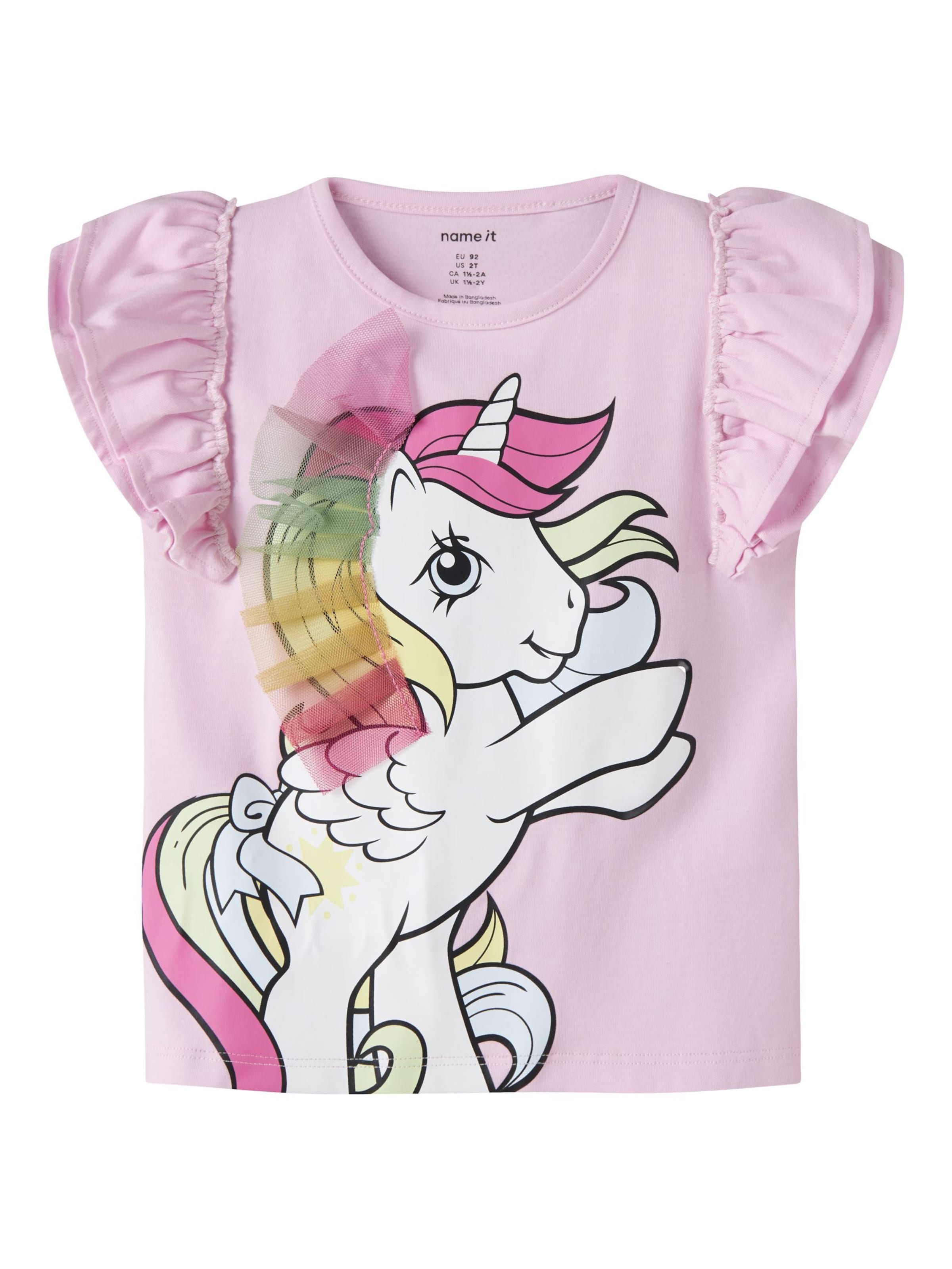 T-Shirt 'NMFMika' NAME IT en rose : devant