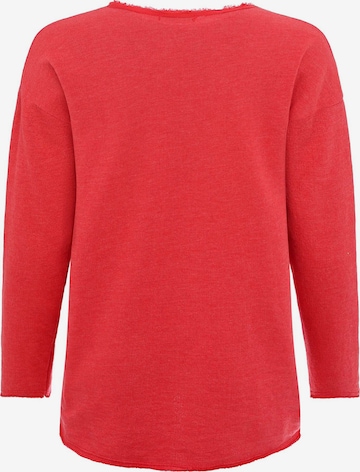 Zwillingsherz Sweater 'Positive Mind' in Red