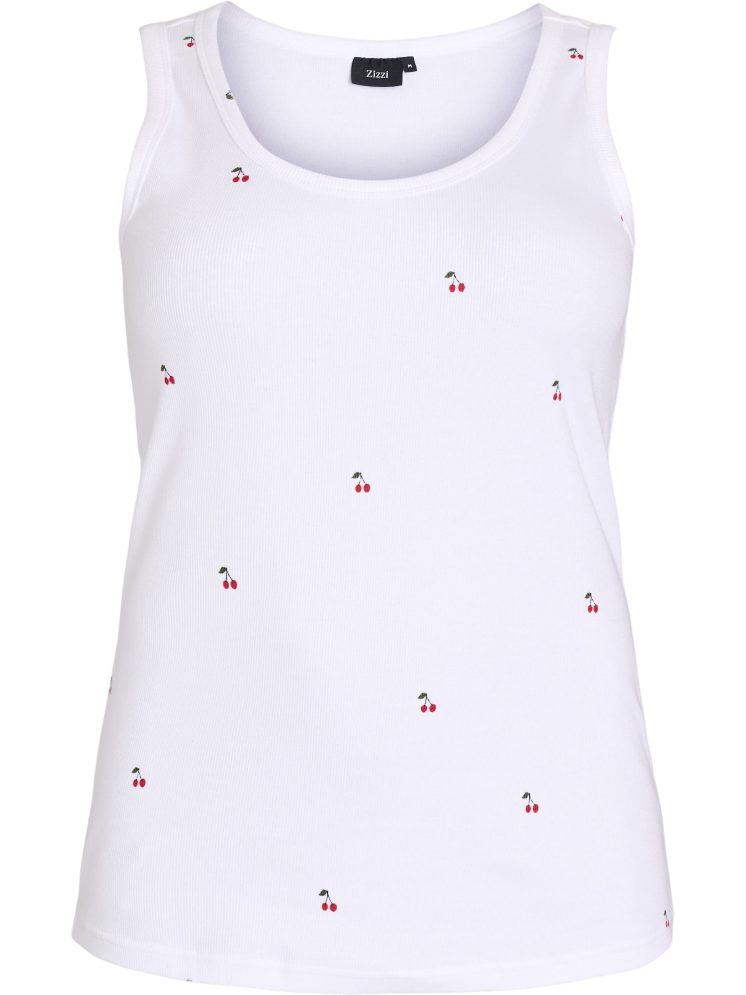 Zizzi Top 'Camila' in Weiß: Vorderseite