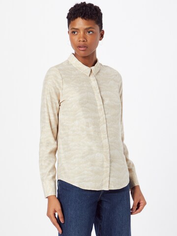 Camicia da donna 'Dreiser' di Another Label in beige: frontale