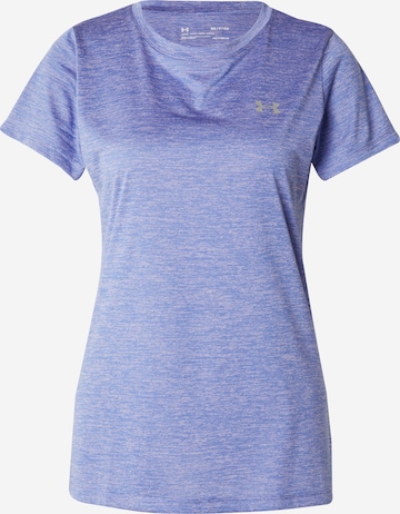 T-shirt fonctionnel 'Tech Twist' UNDER ARMOUR en violet : devant