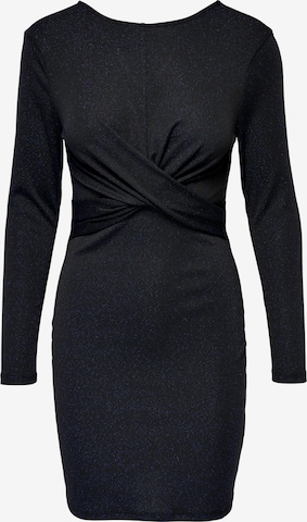 ONLY Pouzdrové šaty 'NEW QUEEN' – černá: přední strana