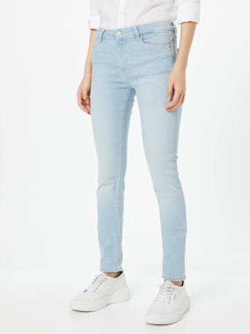 Coupe slim Jean ESPRIT en bleu : devant