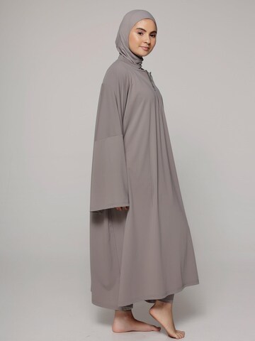 SIYA Swimwear T-Shirt Badeanzugkleid 'Cover-up' in Braun
