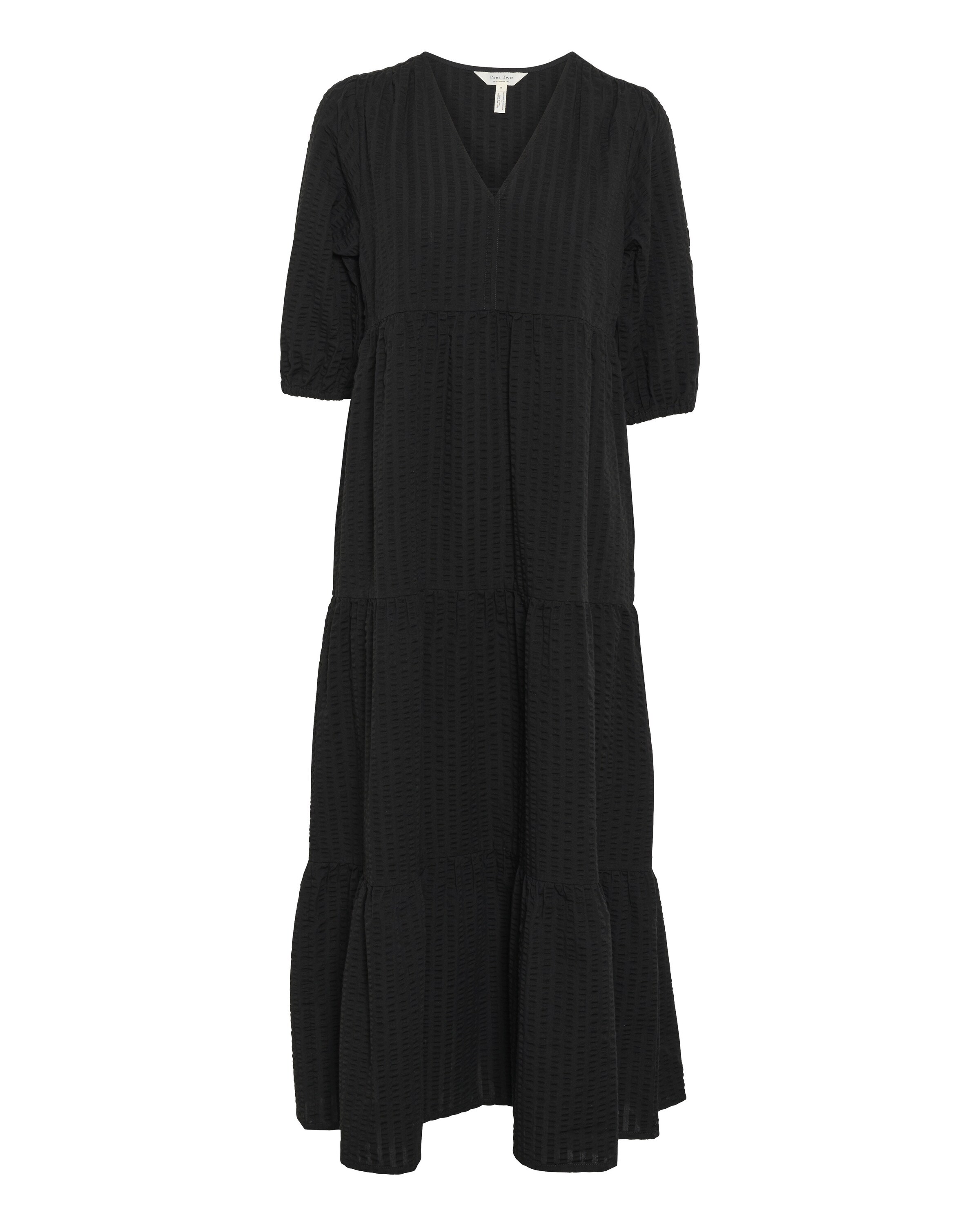 Part Two Kjole 'Pame' i sort: forside