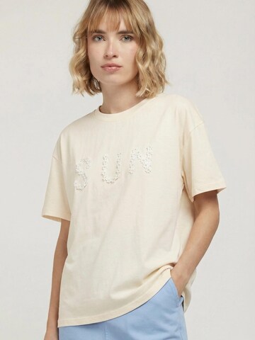 T-shirt 'SUN' andy & lucy en jaune