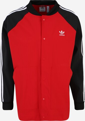 ADIDAS ORIGINALS Демисезонная куртка 'Sst ' в Красный: спереди