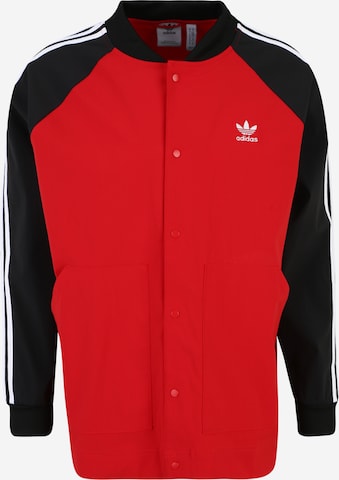 ADIDAS ORIGINALS - Chaqueta de entretiempo 'Sst ' en rojo: frente