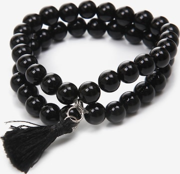 COLLEZIONE ALESSANDRO Bracelet 'Peppa' in Black: front