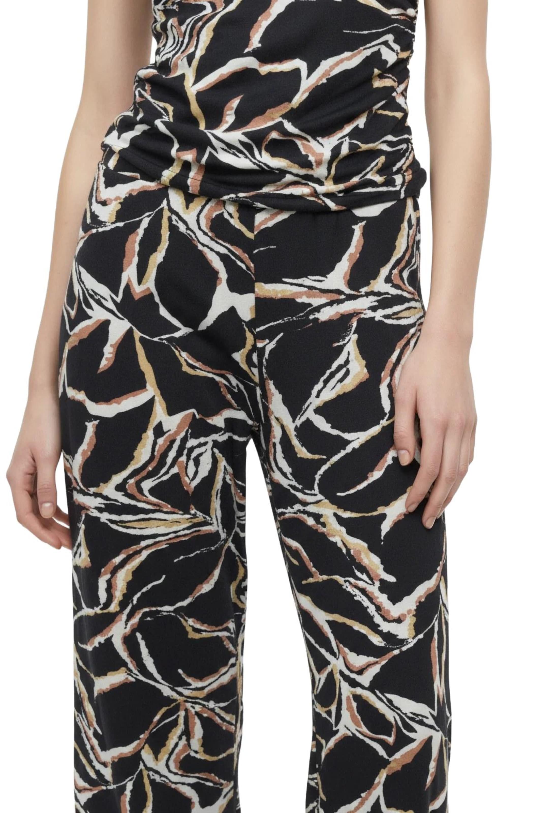 No Matter What Wide leg Broek in Zwart