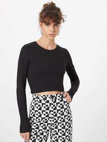 Monki Shirt in Black: front