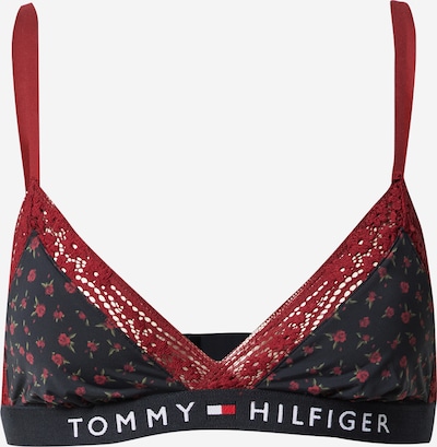 Tommy Hilfiger Underwear Krūšturis, krāsa - naktszils / tumši zaļš / bordo / balts, Preces skats