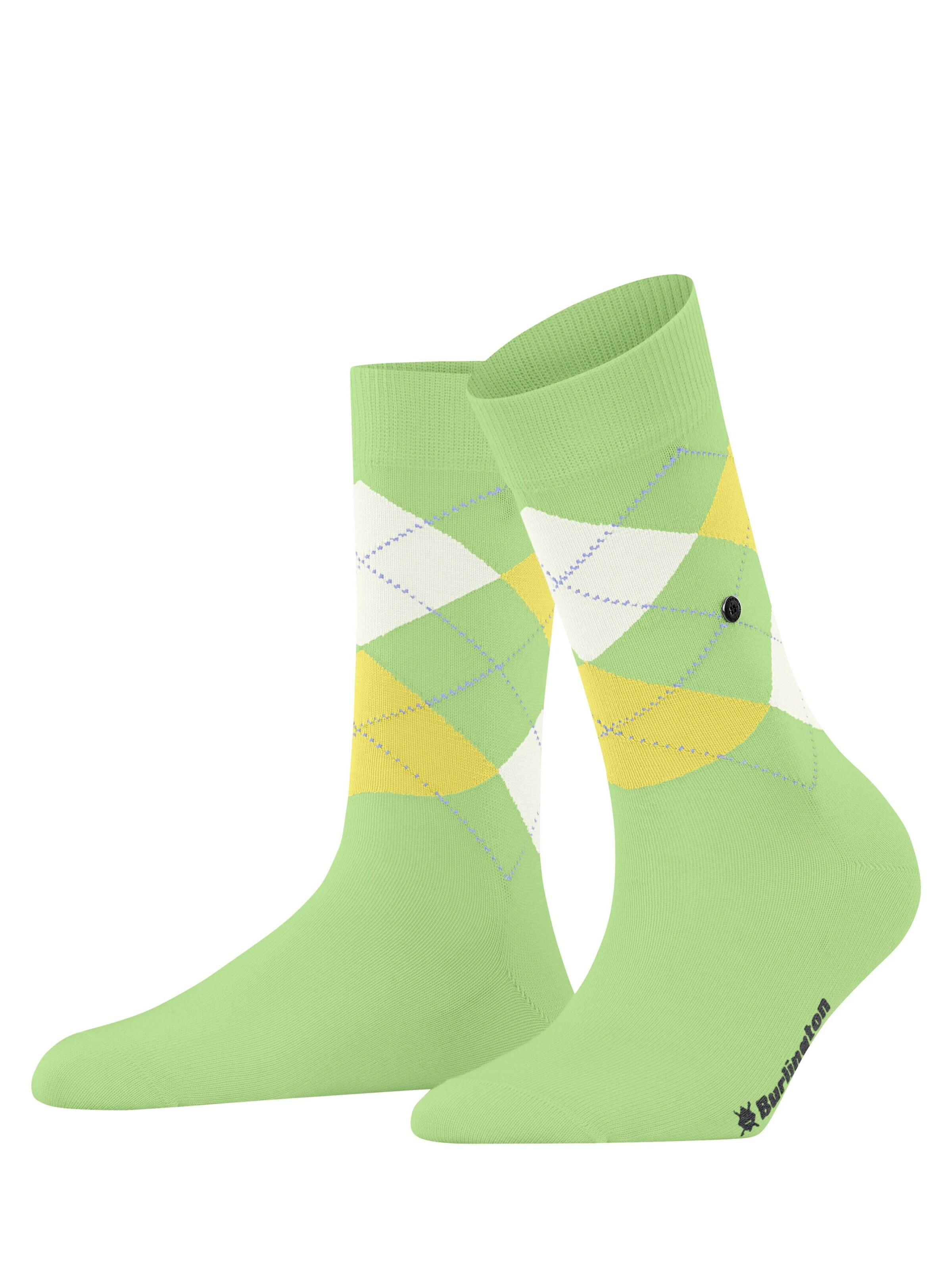 BURLINGTON Socks 'Covent Garden' in Green: front