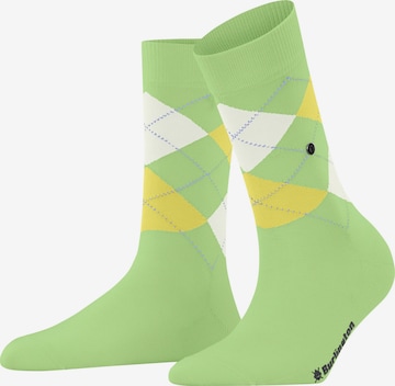BURLINGTON Socks 'Covent Garden' in Green: front