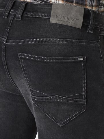 PADDOCKS Regular Jeans in Schwarz